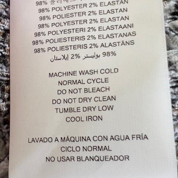 MICHAEL MICHAEL‎ KORS PAISLEY LONG SLEEVE BLOUSE IN HUSK NWT WOMEN'S SIZE 2X - Picture 14 of 16